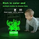 NINE SQUARE EGOU Stitch Gifts for Girls Stitch Night Light thumbnail 4