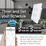 MOES Smart WiFi RF 2 Gang Double Curtain Blind Touch Switch thumbnail 4