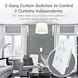 MOES Smart WiFi RF 2 Gang Double Curtain Blind Touch Switch thumbnail 3