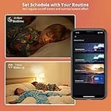 Smart Light Bulb Works with Alexa Google Home, A19/E26 800LM Color Changing Light Bulb, WiFi & Bluetooth 5.0, Tunable White, 2700-6500K, 60W Equivalent, Dimmable by App, Music Sync, Schedule, 1 Pack thumbnail 4