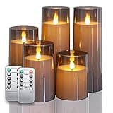 Fo32won Grey Flameless Candles thumbnail 1