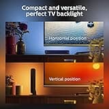 Philips Hue Play White & Color Smart Light, 2 Pack Base kit, Hub Required/Power Supply Included (Works with Amazon Alexa, Apple Homekit & Google Home), Black thumbnail 4