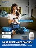 ELEGRP Smart Dimmer Light Switch DPR30, 2.4GHz Wi-Fi Dimmer Switch Compatible with Alexa and Google Assistant, Single Pole/3 Way, Needs Neutral Wire, No Hub Required, UL&FCC Listed, White, 4 Pack thumbnail 5
