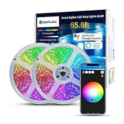 GIDEALED 65.6ft Smart Zigbee 3.0 LED Strip Lights Kit photo