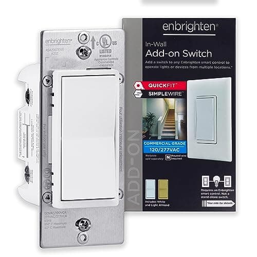 Enbrighten 700 Series Add-on In-Wall Smart Switch QuickFit & SimpleWire main view