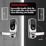 WeJupit V8 Fingerprint Keyless Entry Smart Door Lock thumbnail 3