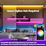GIDEALED 2 Pack Smart ZigBee 3.0 LED Controller 2-Output for 4 Pin RGB StripLights Dimmable Compatible with Hub Bridge, Amazon Echo Plus, Echo Show(2Gen) App/Alexa Voice Control Ambiance Lighting thumbnail 3