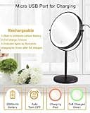 ALHAKIN Rechargeable Makeup Mirror with Lights thumbnail 2