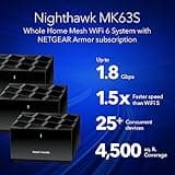 NETGEAR Nighthawk Advanced Whole Home Mesh WiFi 6 System (MK63S) thumbnail 2