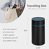Car Diffuser USB Cool Mist Humidifier Aromatherapy Essential Oil Diffuser Portable Oil Diffuser for Car Home Office Bedroom (Black) thumbnail 3
