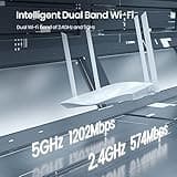 Tenda Wi-Fi 6 Router AX1800 Smart WiFi Router (RX3) thumbnail 4