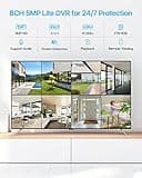 ZOSI 3K Lite Home Security Camera System with AI Human Vehicle Detection, H.265+ 8CH CCTV DVR and 8 x 1080p Wired Outdoor Indoor Bullet Dome Cameras, Remote Access, Alert Push (1TB Hard Drive) thumbnail 5