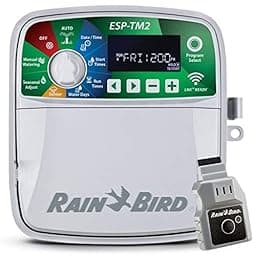 Rain-Bird ESP-TM2 Indoor Outdoor Irrigation WiFi Zone Controller Timer Box and Link Lnk WiFi Mobile Wireless Smartphone Upgrade Module Sprinkler System (12 Zone) photo