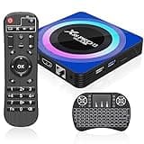 Android 13 TV Box with Backlit Wireless Mini Keyboard thumbnail 1