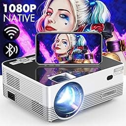 Native 1080P WiFi Bluetooth Projector photo