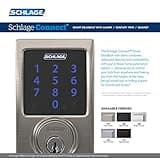 SCHLAGE BE469ZP CEN 625 Connect Smart Deadbolt thumbnail 3