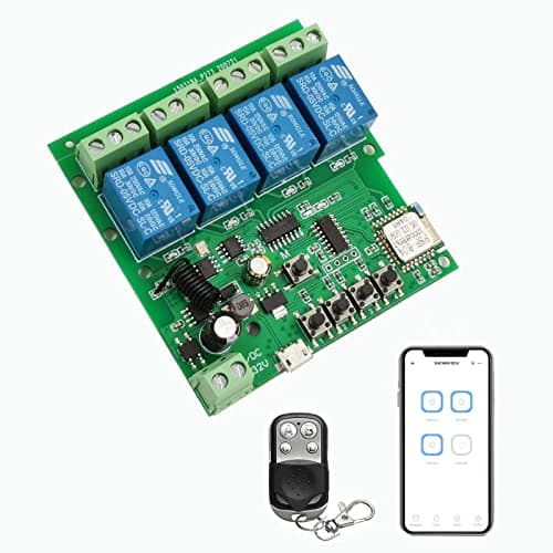 Newgoal 4 Channels WiFi Wireless Smart Switch Inching Self-Locking Relay Module main view