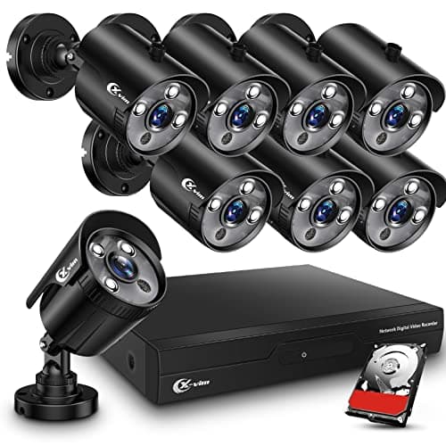 XVIM 8CH 1080P Wired Security Camera System with 1TB Hard Drive main view