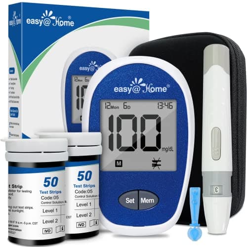 Easy@Home Blood Glucose Monitor Kit main view