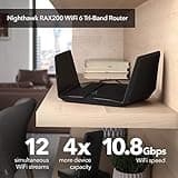 NETGEAR Nighthawk WiFi 6 Router (RAX200) thumbnail 2