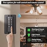 Universal Smart Ceiling Fan Remote Control and Dimmer Light Switch thumbnail 2