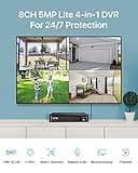 ZOSI H.265+ 5MP 3K Lite CCTV DVR 8 Channel Full 1080p thumbnail 2