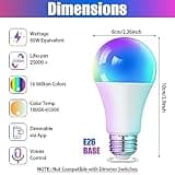 Aurelema 4 Pcs Smart Light Bulb thumbnail 2