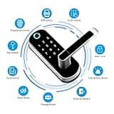 Smart Lock, TFX1 Bluetooth Enabled Fingerprint and Touchscreen Electronic Door Lock thumbnail 2