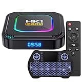 TV Box Android 13.0 4GB RAM 32GB ROM RK3528 WiFi 6 Smart TV Box RGB Light Set Top Box BT5.0 Ultra HD 1080P 4K 8K HLG Mode HDR10+ WiFi 6 USB 3.0 Android Box with Mini Wireless Backlit Keyboard thumbnail 1