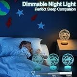 JAMIEWIN Sales Clearance Soccer Night Lights for Kids thumbnail 4
