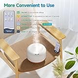 Diffuser, YIKUBEE Essential Oil Diffuser, 500ml Oil Diffuser, Humidifier, Diffusers for Home, Aromatherapy Diffuser with Remote Control, Diffusers for Essential Oils Large Room thumbnail 4