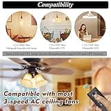 Universal Smart Ceiling Fan Remote Control and Dimmer Light Switch thumbnail 5