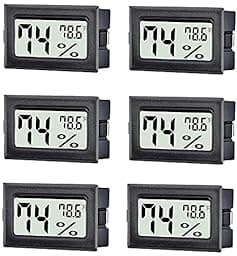 TASOGEN 6 Pack Mini Digital Thermometer Hygrometer photo