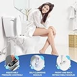 Clear Rear Bidet Attachment for Toilet thumbnail 4
