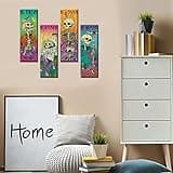 Tucocoo 4 Pieces Skeleton Wall Art Wooden Hanging Signs thumbnail 5