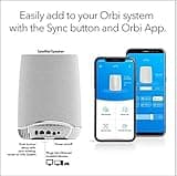 NETGEAR Orbi Voice Smart Speaker & WiFi Mesh Extender with Amazon Alexa Built-in (RBS40V) thumbnail 4