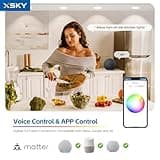 Xsky Smart Recessed Lighting 6 Inch thumbnail 4