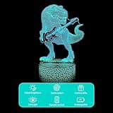 Crtivetoys 3D Dinosaur Night Light for Boys thumbnail 3