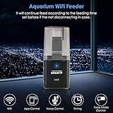 [Upgrade] WiFi Control Automatic Fish Feeder with APP Lychee Aquarium Automatic Fish Feeder, WiFi Control Auto Fish Food Dispenser for Home Office thumbnail 3