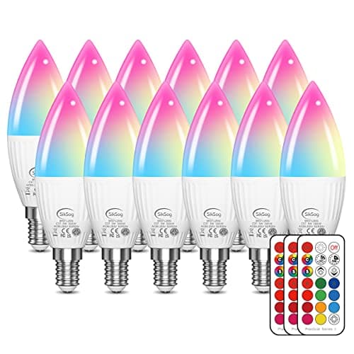 E12 LED Bulb Color Changing Candelabra Light Bulb with Remote Control main view