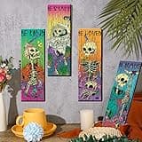 Tucocoo 4 Pieces Skeleton Wall Art Wooden Hanging Signs thumbnail 3