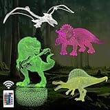 Crtivetoys 3D Dinosaur Night Light for Boys thumbnail 1